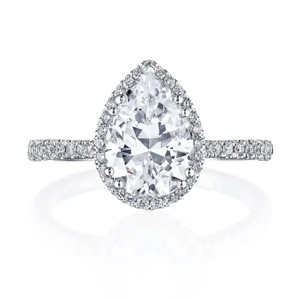 Pear Bloom Engagement Ring Aires Jewelers Morris Plains, NJ