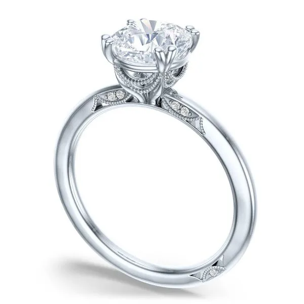 Cushion Solitaire Engagement Ring Aires Jewelers Morris Plains, NJ