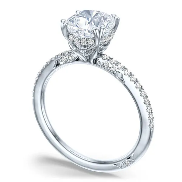 Cushion Solitaire Engagement Ring Aires Jewelers Morris Plains, NJ