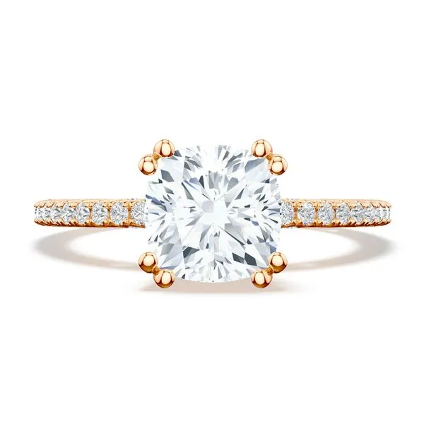 Cushion Solitaire Engagement Ring Aires Jewelers Morris Plains, NJ