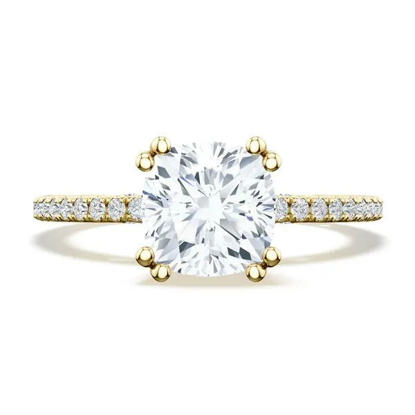 Cushion Solitaire Engagement Ring Aires Jewelers Morris Plains, NJ