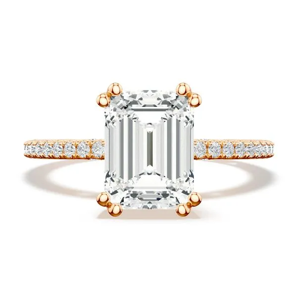 Emerald Solitaire Engagement Ring Aires Jewelers Morris Plains, NJ