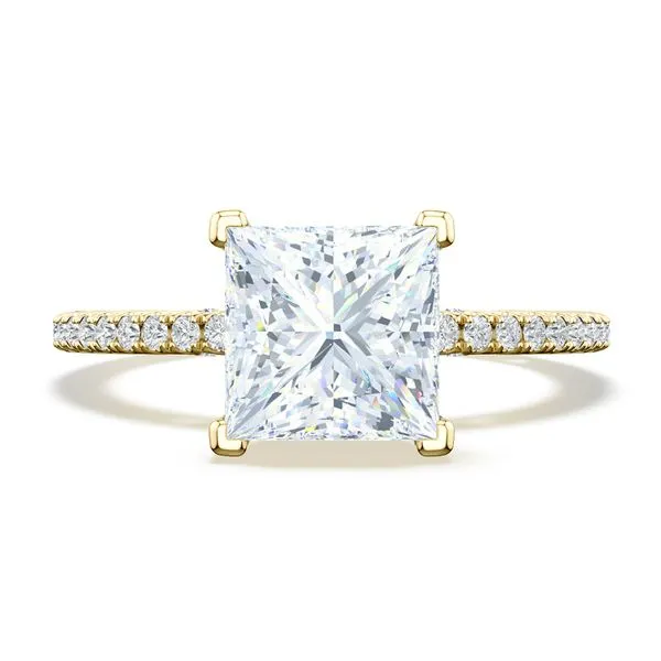 Princess Solitaire Engagement Ring Aires Jewelers Morris Plains, NJ