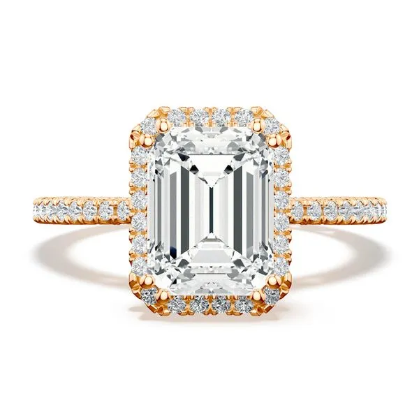 Emerald Bloom Engagement Ring Aires Jewelers Morris Plains, NJ