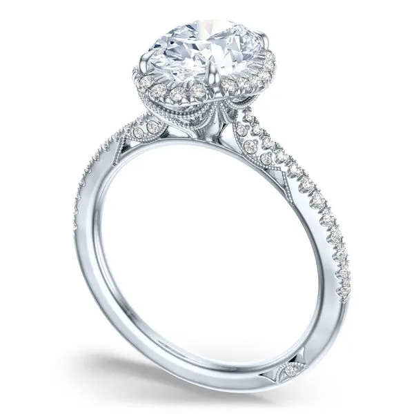 Oval Bloom Engagement Ring Aires Jewelers Morris Plains, NJ