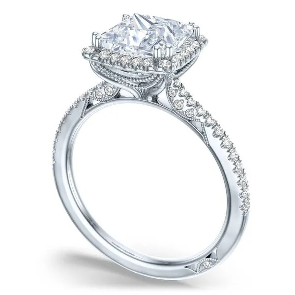 Princess Bloom Engagement Ring Aires Jewelers Morris Plains, NJ