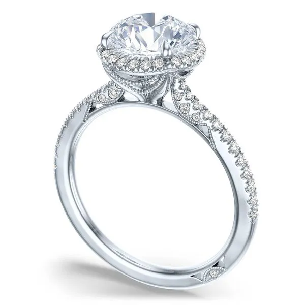 Round Bloom Engagement Ring Aires Jewelers Morris Plains, NJ