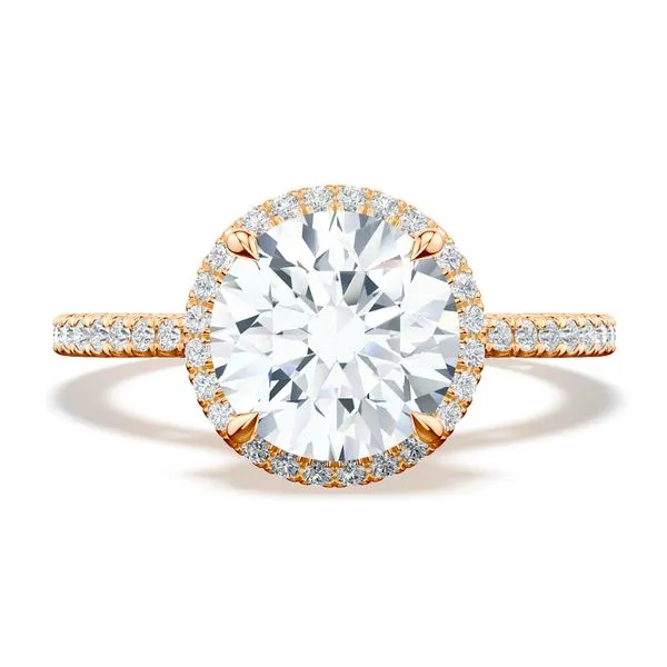 Round Bloom Engagement Ring Aires Jewelers Morris Plains, NJ