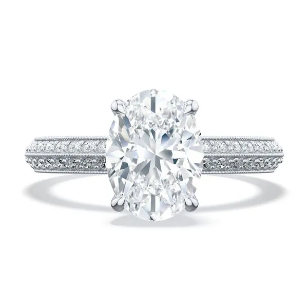 Oval Solitaire Engagement Ring Aires Jewelers Morris Plains, NJ