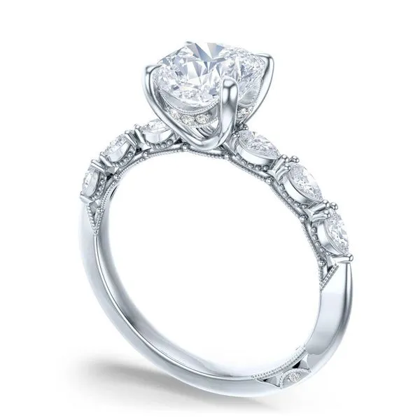Cushion Solitaire Engagement Ring Aires Jewelers Morris Plains, NJ