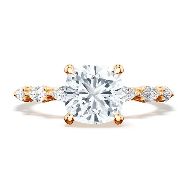 Cushion Solitaire Engagement Ring Aires Jewelers Morris Plains, NJ