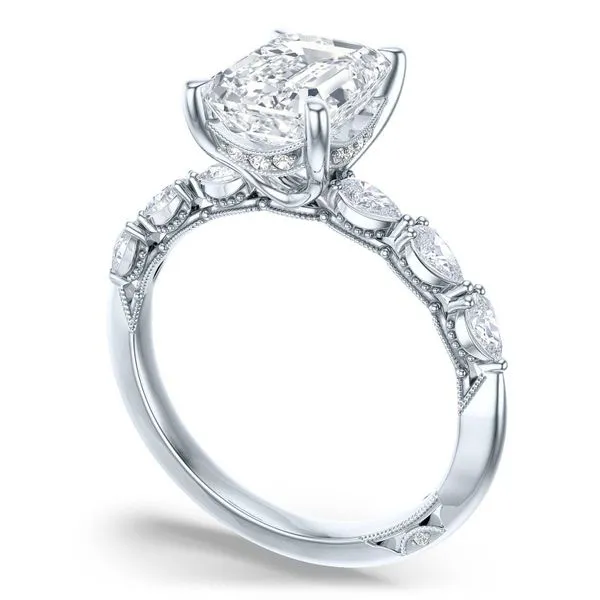 Emerald Solitaire Engagement Ring Aires Jewelers Morris Plains, NJ