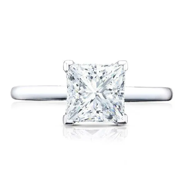 Princess Solitaire Engagement Ring Aires Jewelers Morris Plains, NJ