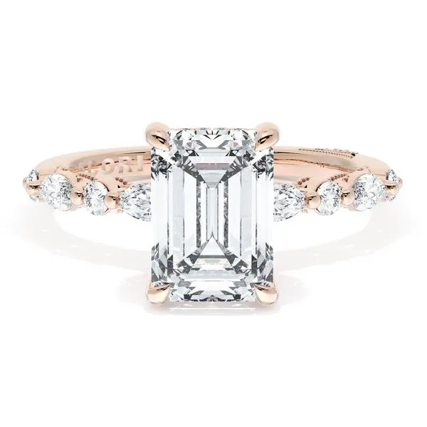 Emerald Solitaire Engagement Ring Aires Jewelers Morris Plains, NJ