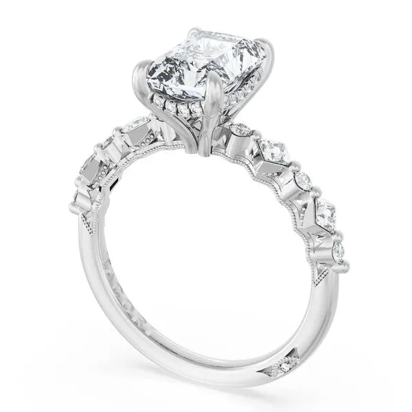 Radiant Solitaire Engagement Ring Aires Jewelers Morris Plains, NJ