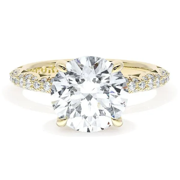 Round Bloom Engagement Ring Aires Jewelers Morris Plains, NJ