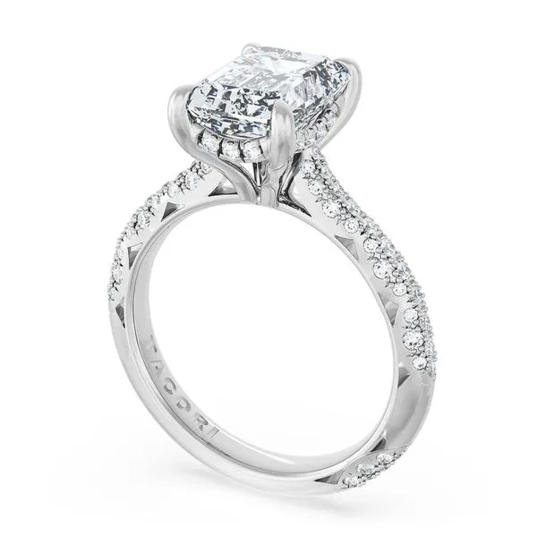 Emerald Bloom Engagement Ring Aires Jewelers Morris Plains, NJ