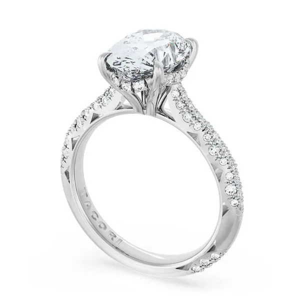 Oval Bloom Engagement Ring Aires Jewelers Morris Plains, NJ
