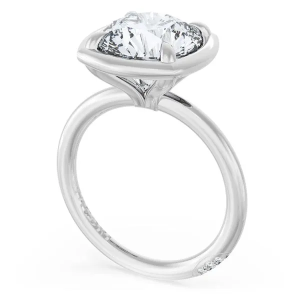 Cushion Solitaire Engagement Ring Aires Jewelers Morris Plains, NJ