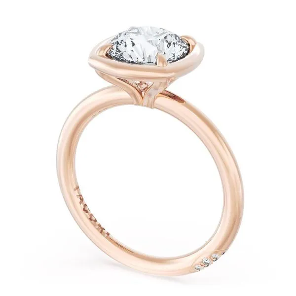 Cushion Solitaire Engagement Ring Aires Jewelers Morris Plains, NJ