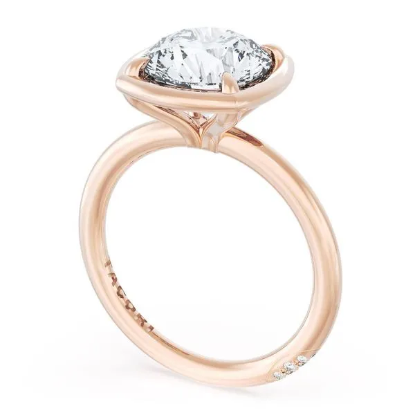 Cushion Solitaire Engagement Ring Aires Jewelers Morris Plains, NJ