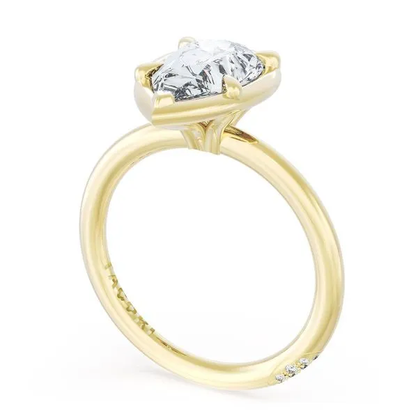 Pear Solitaire Engagement Ring Aires Jewelers Morris Plains, NJ