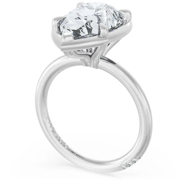 Pear Solitaire Engagement Ring Aires Jewelers Morris Plains, NJ