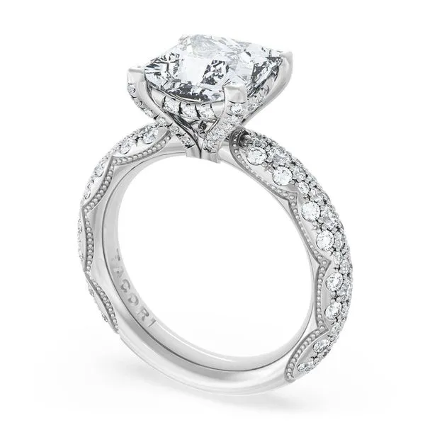 Princess Bloom Engagement Ring Aires Jewelers Morris Plains, NJ
