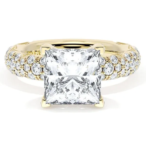 Princess Bloom Engagement Ring Aires Jewelers Morris Plains, NJ