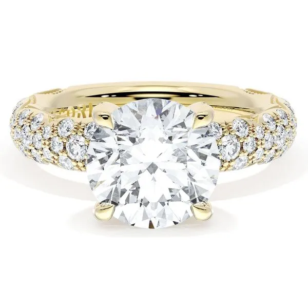 Round Bloom Engagement Ring Aires Jewelers Morris Plains, NJ