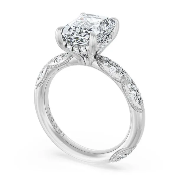 Emerald Bloom Engagement Ring Aires Jewelers Morris Plains, NJ