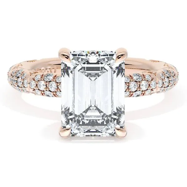 Emerald Bloom Engagement Ring Aires Jewelers Morris Plains, NJ