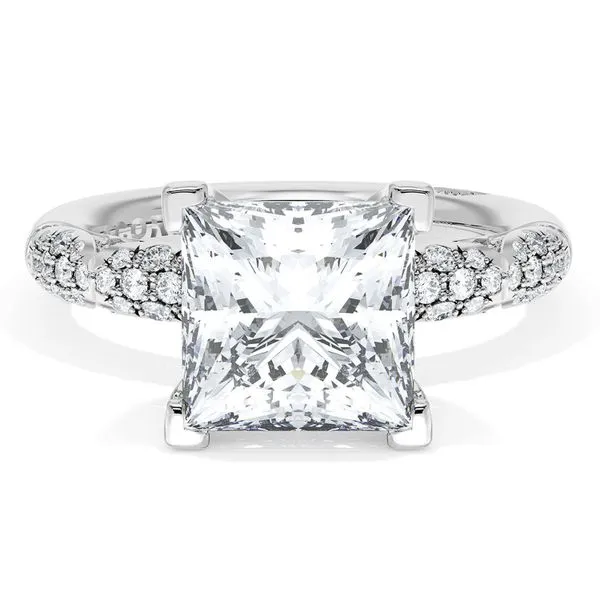 Princess Bloom Engagement Ring Aires Jewelers Morris Plains, NJ