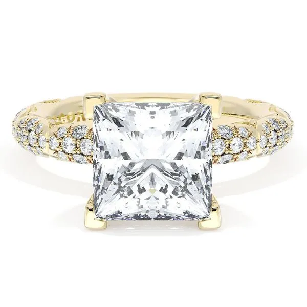 Princess Bloom Engagement Ring Aires Jewelers Morris Plains, NJ