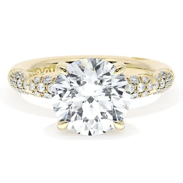 Round Bloom Engagement Ring Aires Jewelers Morris Plains, NJ