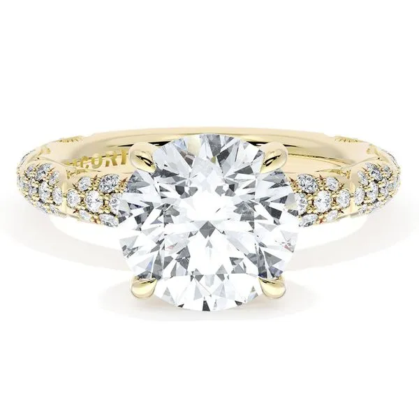 Round Bloom Engagement Ring Aires Jewelers Morris Plains, NJ