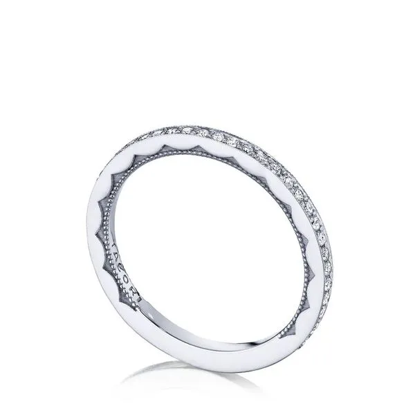 Pavé Diamond Wedding Band - 1.5mm Aires Jewelers Morris Plains, NJ