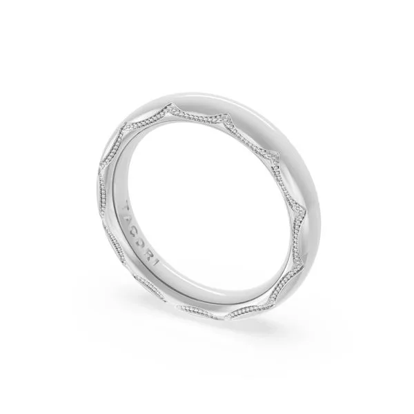 High Polish Wedding Band in Platinum Aires Jewelers Morris Plains, NJ