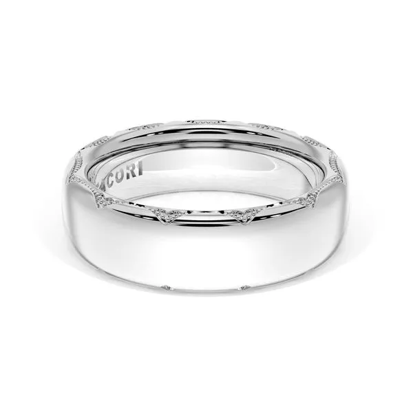 High Polish Wedding Band in Platinum Aires Jewelers Morris Plains, NJ