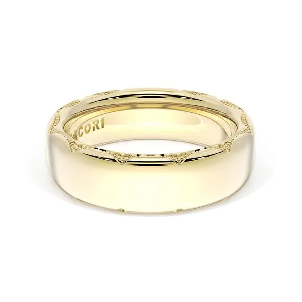 High Polish Wedding Band in 18kt Yellow Gold Aires Jewelers Morris Plains, NJ