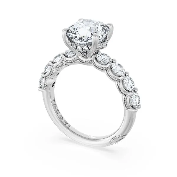 Cushion Solitaire Engagement Ring Aires Jewelers Morris Plains, NJ