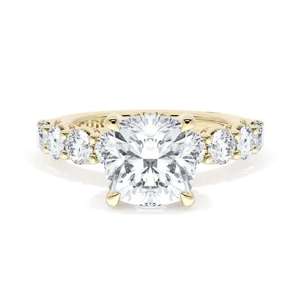 Cushion Solitaire Engagement Ring Aires Jewelers Morris Plains, NJ