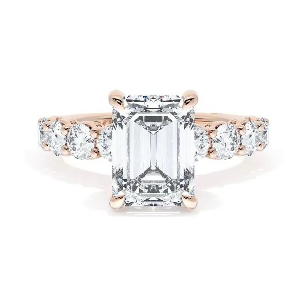 Emerald Solitaire Engagement Ring Aires Jewelers Morris Plains, NJ