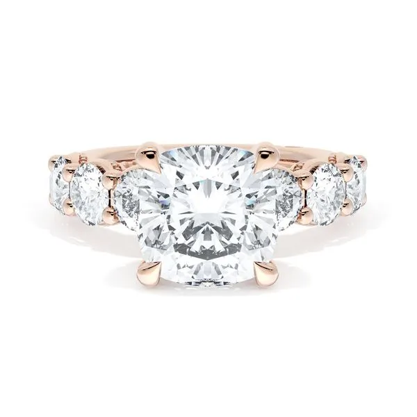 Cushion Solitaire Engagement Ring Aires Jewelers Morris Plains, NJ