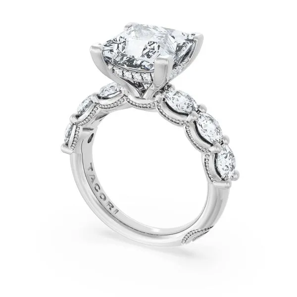 Princess Solitaire Engagement Ring Aires Jewelers Morris Plains, NJ
