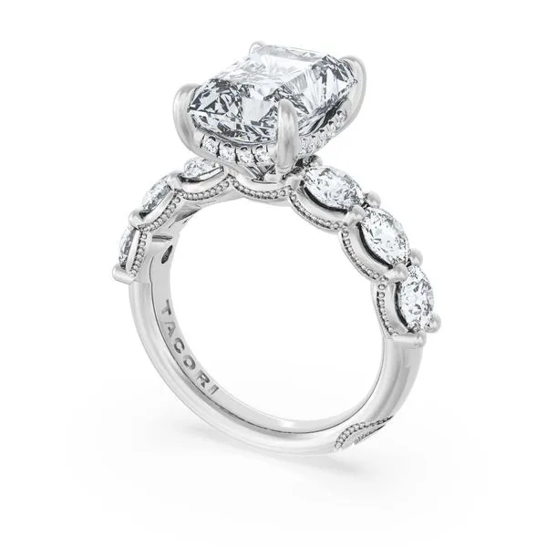 Radiant Solitaire Engagement Ring Aires Jewelers Morris Plains, NJ