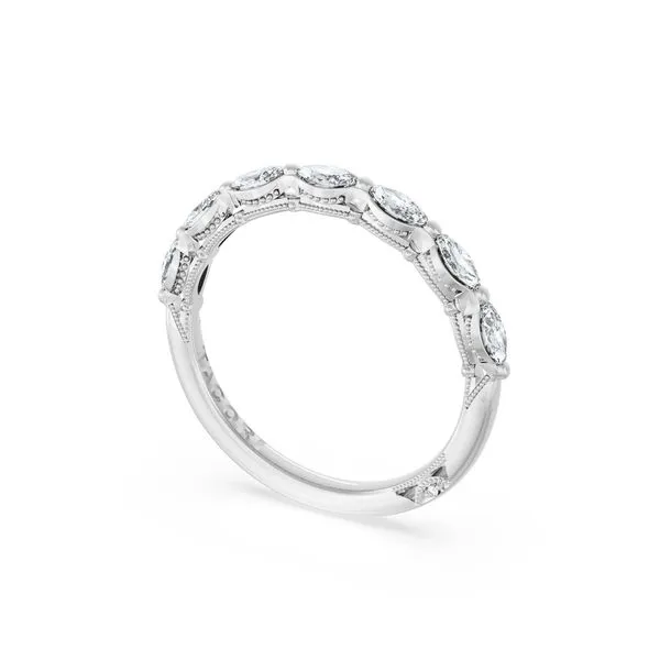 Diamond Eternity Band in 18kt White Gold Aires Jewelers Morris Plains, NJ