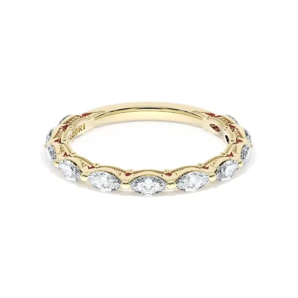 Diamond Eternity Band in 18kt Yellow Gold Aires Jewelers Morris Plains, NJ