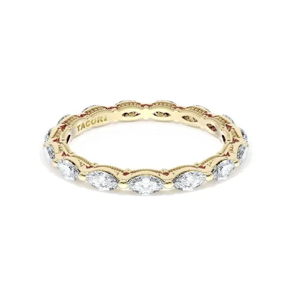 Diamond Eternity Band in 18kt Yellow Gold Aires Jewelers Morris Plains, NJ