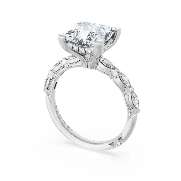 Princess Solitaire Engagement Ring Aires Jewelers Morris Plains, NJ